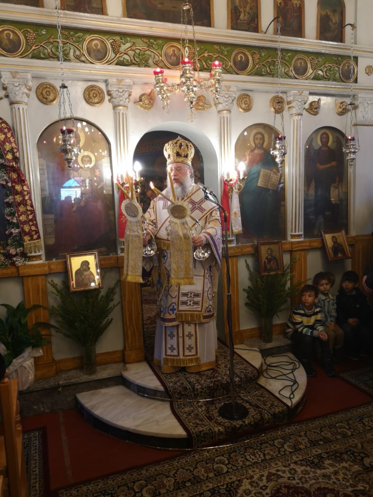 Αρχιερατική Θεία Λειτουργία στο Μαρκόπουλο