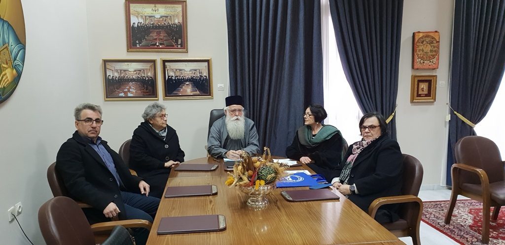 Επίσκεψη του Δ.Σ. της Τράπεζας Τροφίμων στον Μητρ. Δημητριάδος