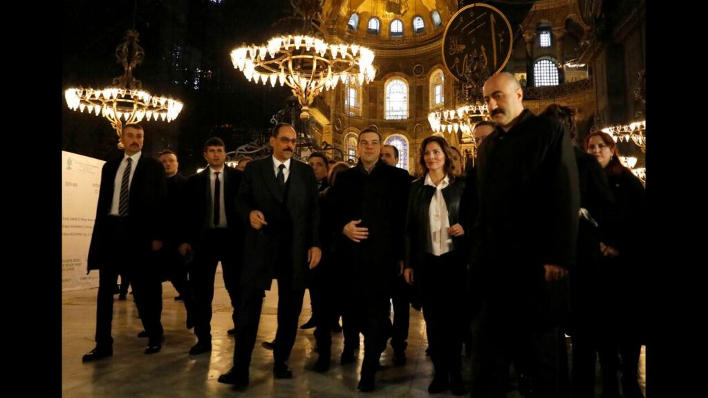 Greek PM visits Hagia Sophia in Istanbul (VIDEOS + PHOTOS)