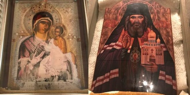 Две чудоторни икони промироточиха в Пенсилвания