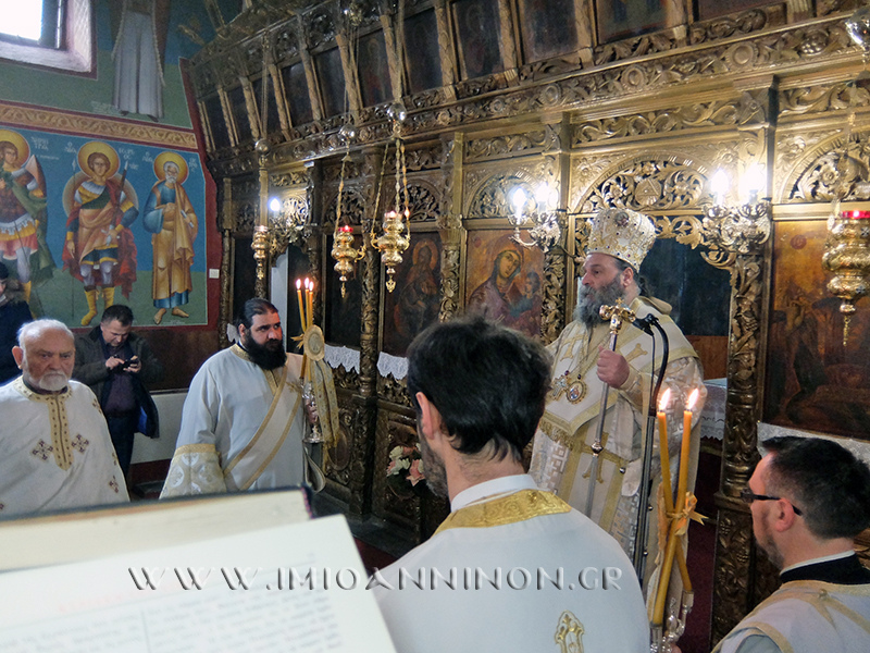 Ο Μητρ.Ιωαννίνων στον Προφήτη Ηλία Δαφνούλας