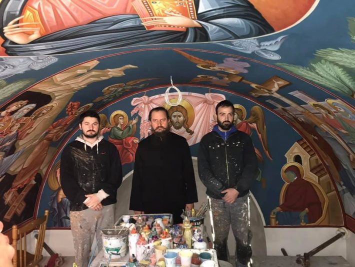 Завршено живописање капеле манастира Рмња