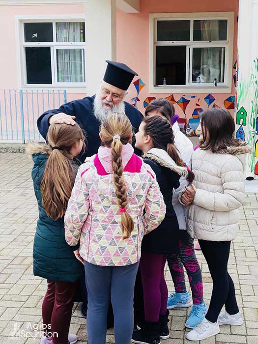 Ο Μητροπολίτης Κερκύρας στους Παξούς