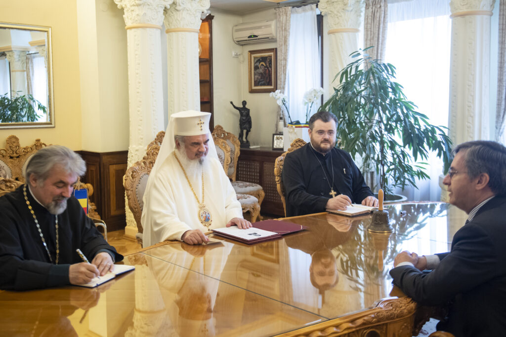 Noul Ambasador al Spaniei la București în vizită de prezentare la Patriarhia Română