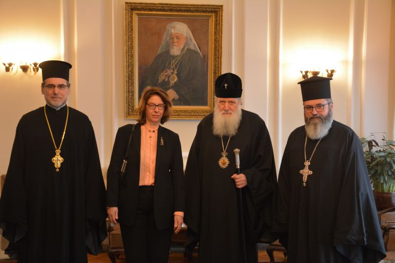 Συνάντηση Πατριάρχη Βουλγαρίας με Πρέσβειρα Ελβετίας
