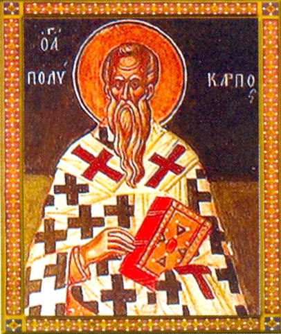 Ο Άγιος Πολύκαρπος ο Ιερομάρτυρας  Επίσκοπος Σμύρνης