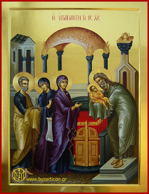 Το γεγονός της Υπαπαντής κατά τον Ευαγγελιστή Λουκά