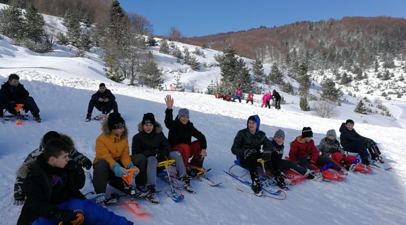 Τα Χελιδόνια και οι Χαρούμενοι Αγώνιστες στα χιόνια (φώτο)