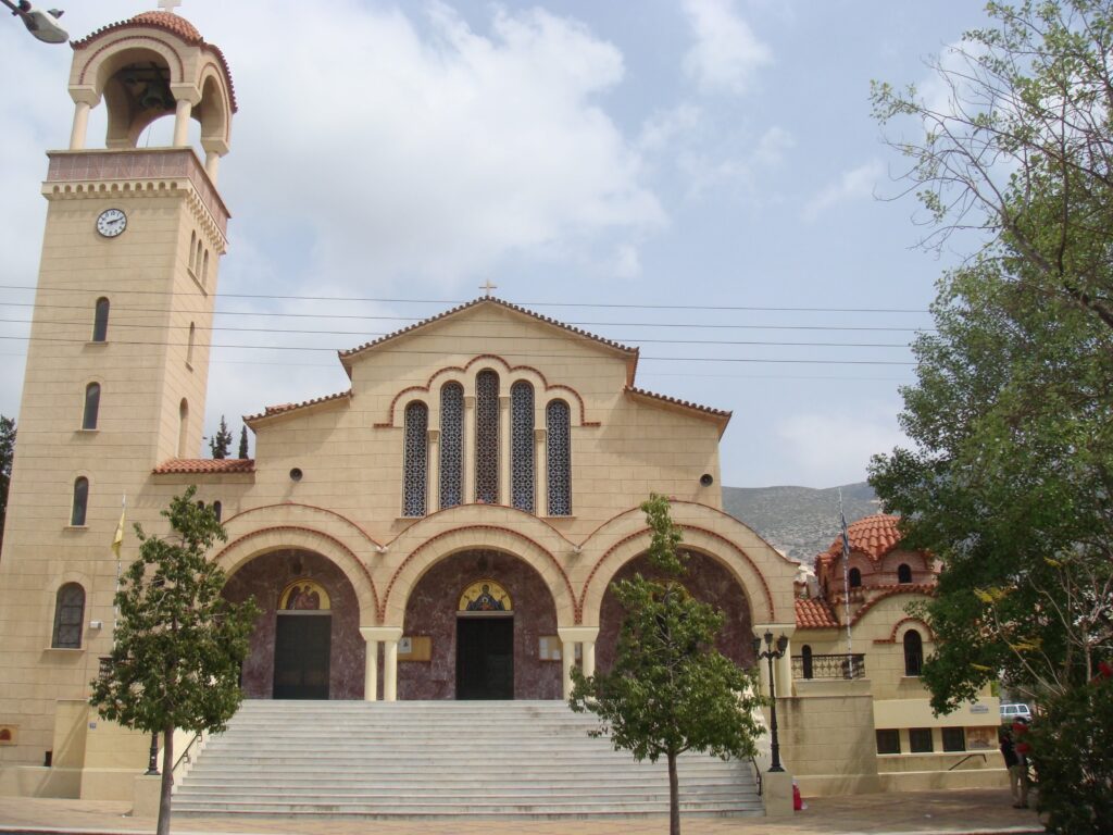 Εικονοστάσι του Αγίου Σπυρίδωνος στην Κοίμηση Θεοτόκου Ηλιουπόλεως