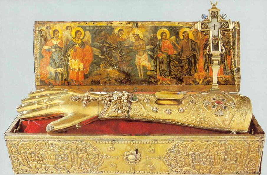 Despre buna-mireasmă răspândită de Sfânta Mâna Dreaptă a Sfântului Ioan Botezătorul