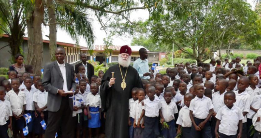 Patriarch Theodore of Alexandria at Kananga of Congo