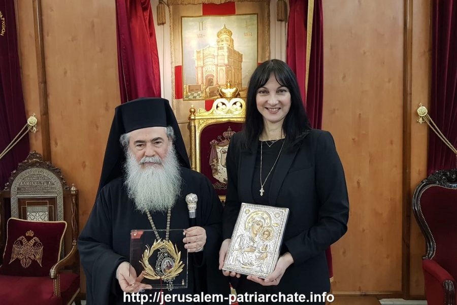 وزيرة الثقافة في الحكومة اليونانية تزور البطريركية