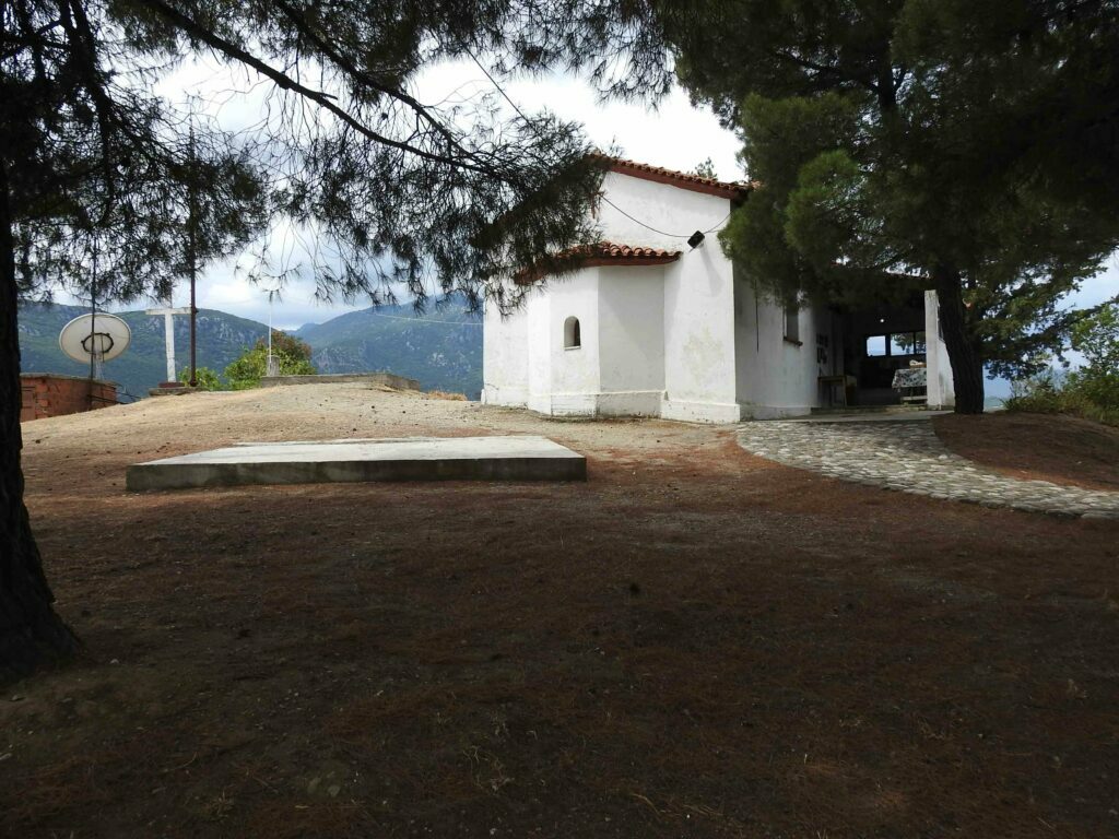Unknown vandals again targeted a picturesque chapel
