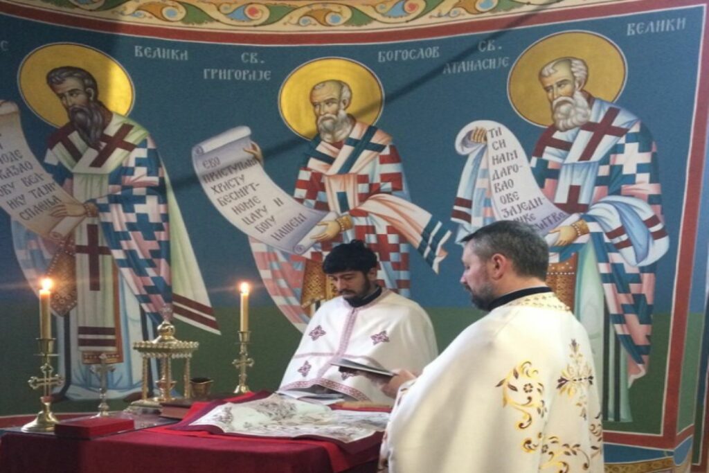 Слава храма Светог Григорија Богослова у Ливађу код Приштине