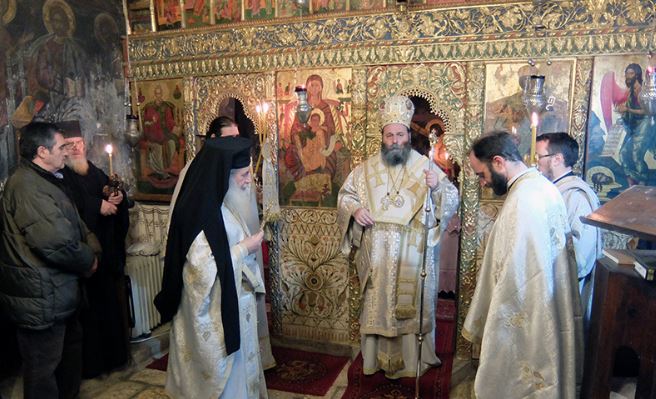 Μοναχική κουρά στην Ιερά Μονή προφήτου Ηλιού Ζίτσης