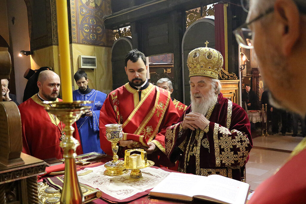 The Feast of the Meeting of the Lord celebrated in Belgrade