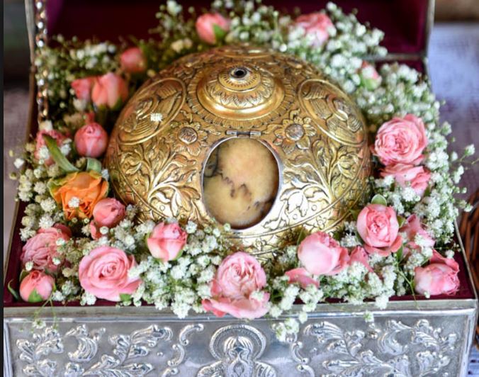 Η Τίμια κάρα του οσίου Δαβίδ του εν Ευβοία στην Μητρ.Λεμεσού