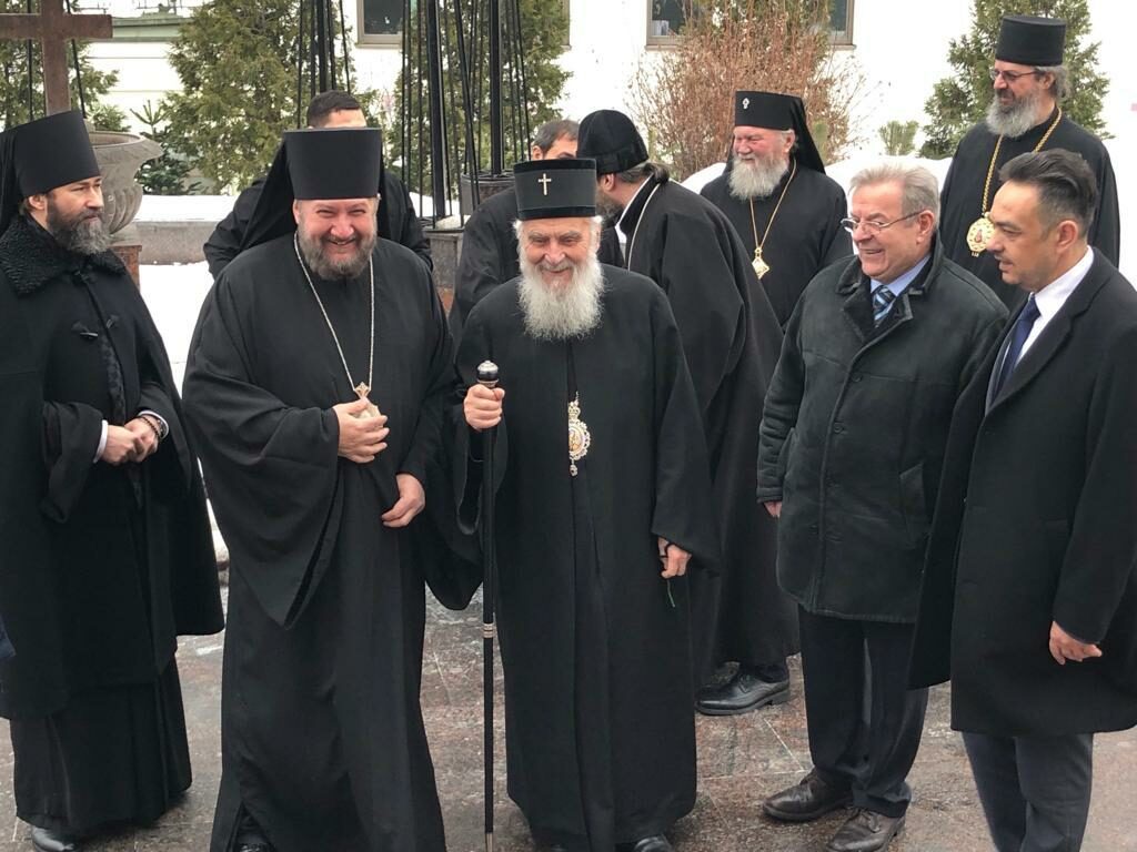 Патријарх посетио Подворје Српске Цркве у Москви
