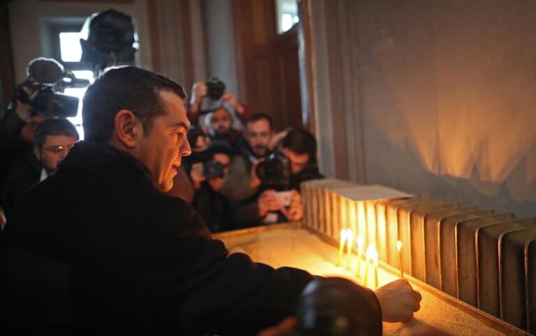 Greek main opposition leader Tsipras on Dormition Day message: courage in times of trouble