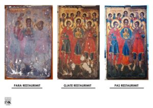 Restaurohet ikona "Mbledhja e Kryeengjëjve" (foto)