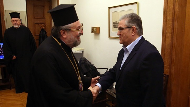 Συνάντηση Δ. Κουτσούμπα με αντιπροσωπεία του Οικ. Πατριαρχείου