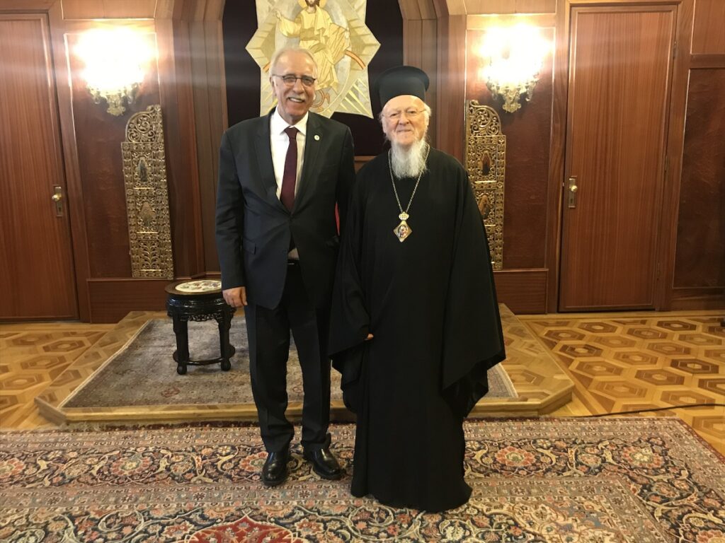 Ecumenical Patriarch Bartholemew I received Greek Migration Policy Minister