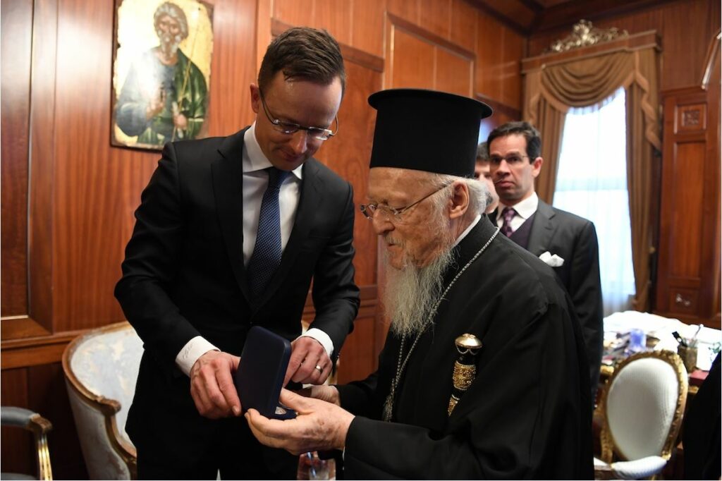 Επίσκεψη του Υπ. Εξωτερικών και Εμπορίου της Ουγγαρίας στον Οικ. Πατριάρχη