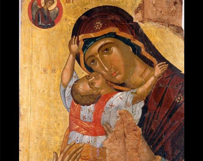 Ευαγγελίστρια Περιστερίου: Παράκλησις στην Παναγία Γλυκοφιλούσα