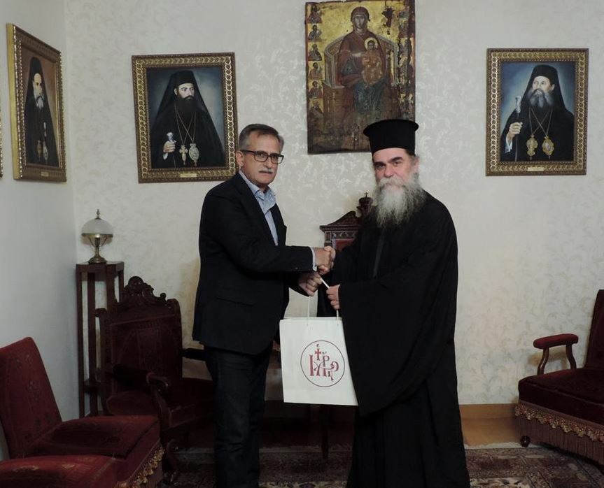 Ο Υποστράτηγος Φώτιος Ντζιμάνης στον Μητρ. Άρτης