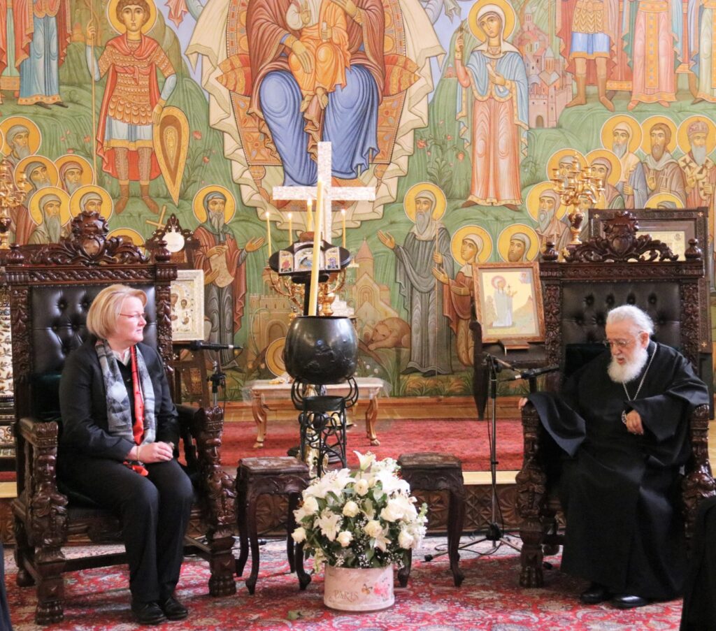 Συνάντηση με την πρέσβη της Λετονίας είχε ο Πατρ. Γεωργίας