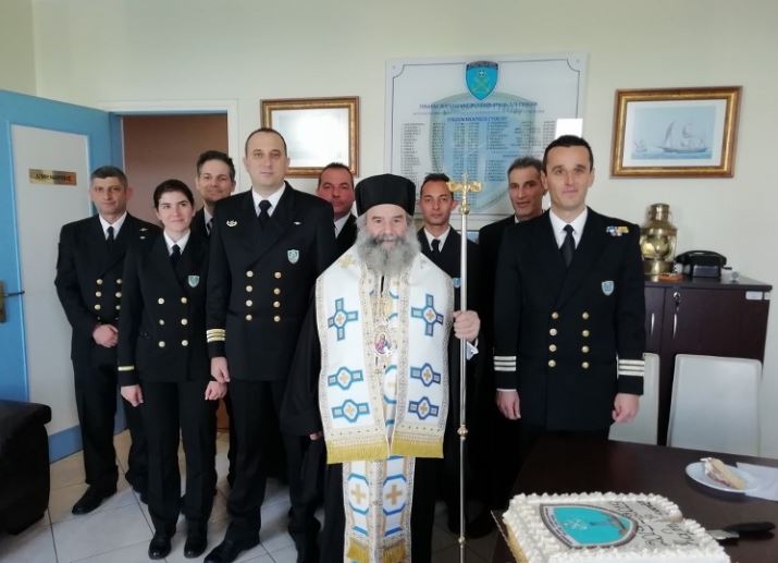 Επίσκεψη του Μητρ. Μάνης στο Λιμεναρχείο Γυθείου