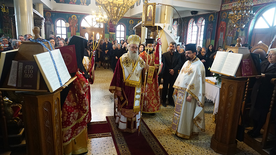 Ο Μητρ. Γορτύνης στον Άγ. Ιωάννη Μεσοχωριού