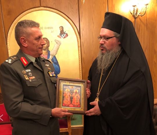 Ο Μητρ. Λαρίσης δέχθηκε τον νέο Διοικητή της 1ης Στρατιάς