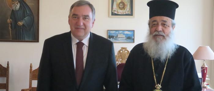 Επίσκεψη του Αντιπεριφερειάρχη Φθιώτιδος στον Μητροπολίτη κ. Νικόλαο