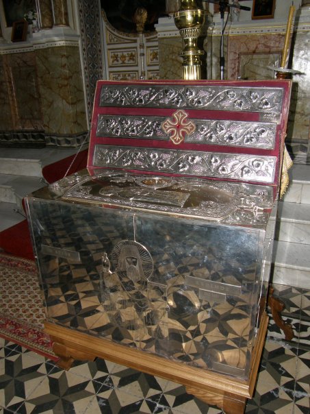 Τα ιερά λείψανα του Αγίου Ανθίμου της Χίου