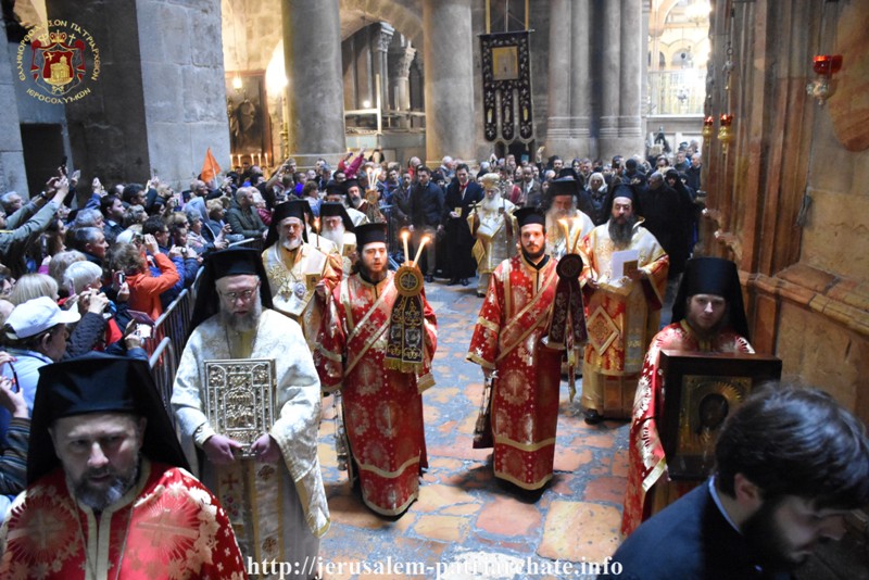 ألبطريركية الأورشليمية تحتفل بأحد الأورثوذكسية