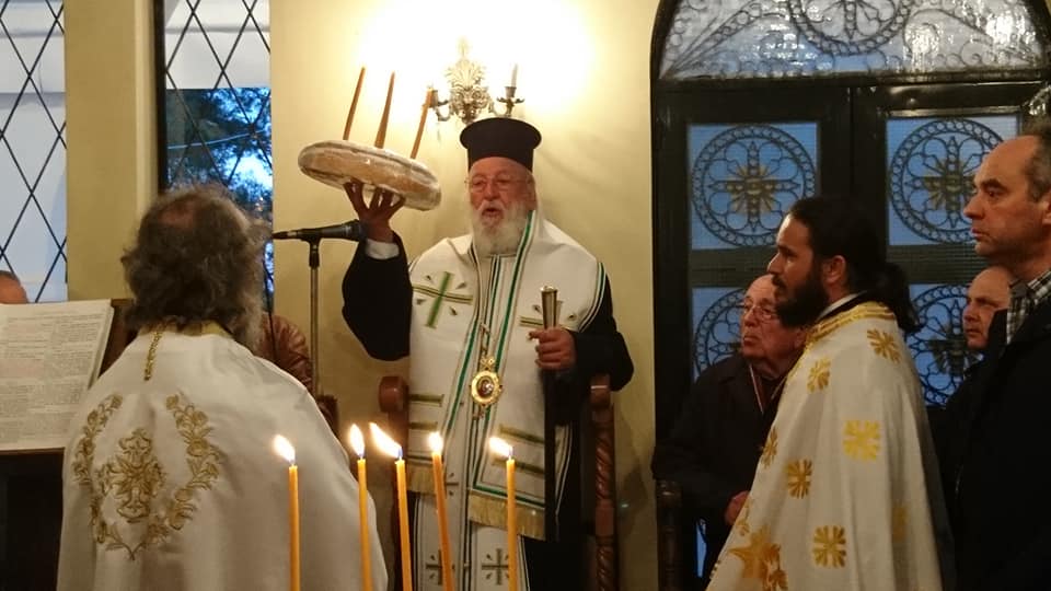 Εσπερινός στο “κάθισμα” του Θεοδ. Κολοκοτρώνη