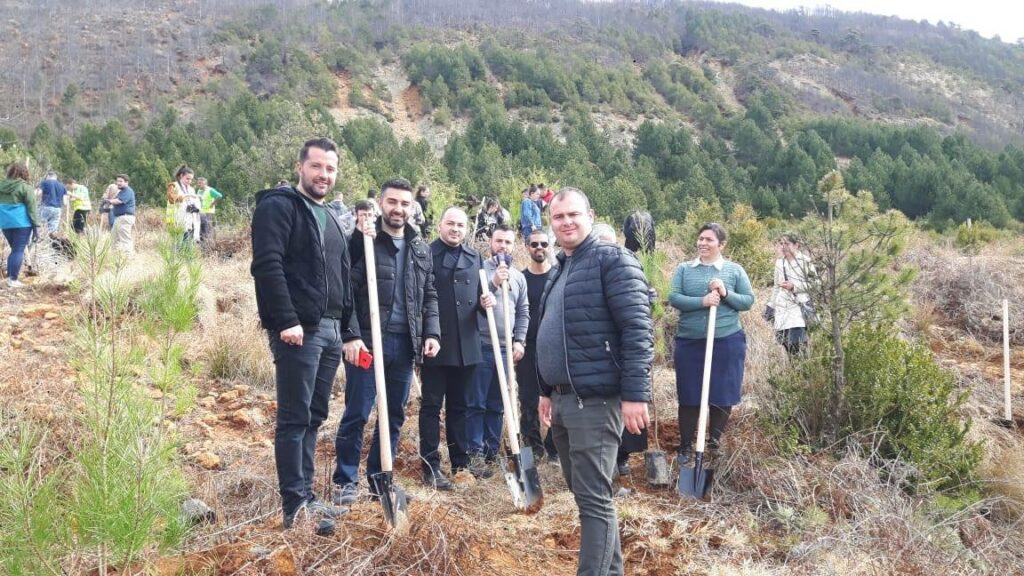 Orthodox Church of Albania: Tree Planting in Gjinar