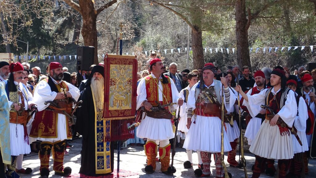 Live streaming of Tuesday event recreating oath-taking of first revolutionaries of Greek War of Independence