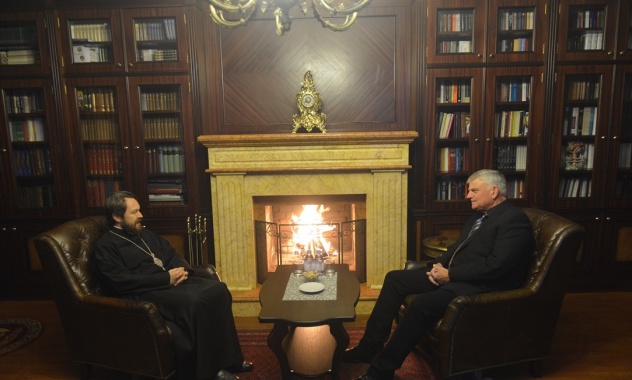 Metropolitan Hilarion of Volokolamsk meets with Mr. Franklin Graham, President of Billy Graham Evangelistic Association
