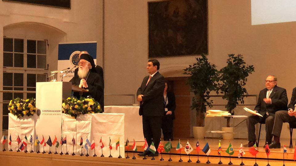 Arhiepiscopul Albaniei a primit titlul de Senator honoris causa al Academiei Europene pentru Științe și Arte din Salzburg