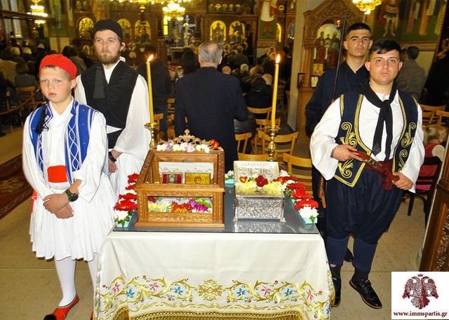 Πανηγυρικός Δισαρχιερατικός Εσπερινός για τους Λάκωνες Αγίους στον Ι.Ν Αγίου Νικολάου Σπάρτης