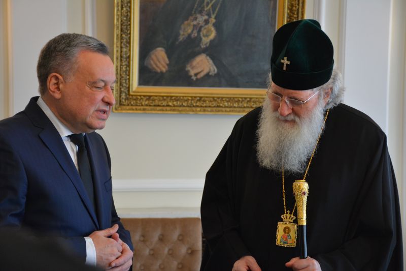The Patriarch of Bulgaria receives the Ukraine’s new ambassador to Sofia