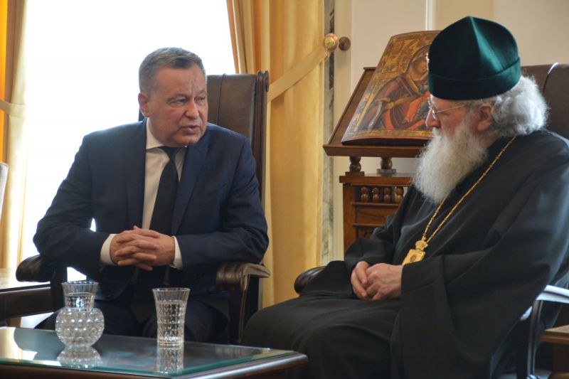 Με τον Ουκρανό Πρέσβη συναντήθηκε ο Πατρ. Βουλγαρίας
