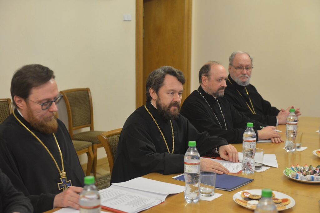Metropolitan Hilarion of Volokolamsk meets with the head of the Evangelical Lutheran Church of Finland