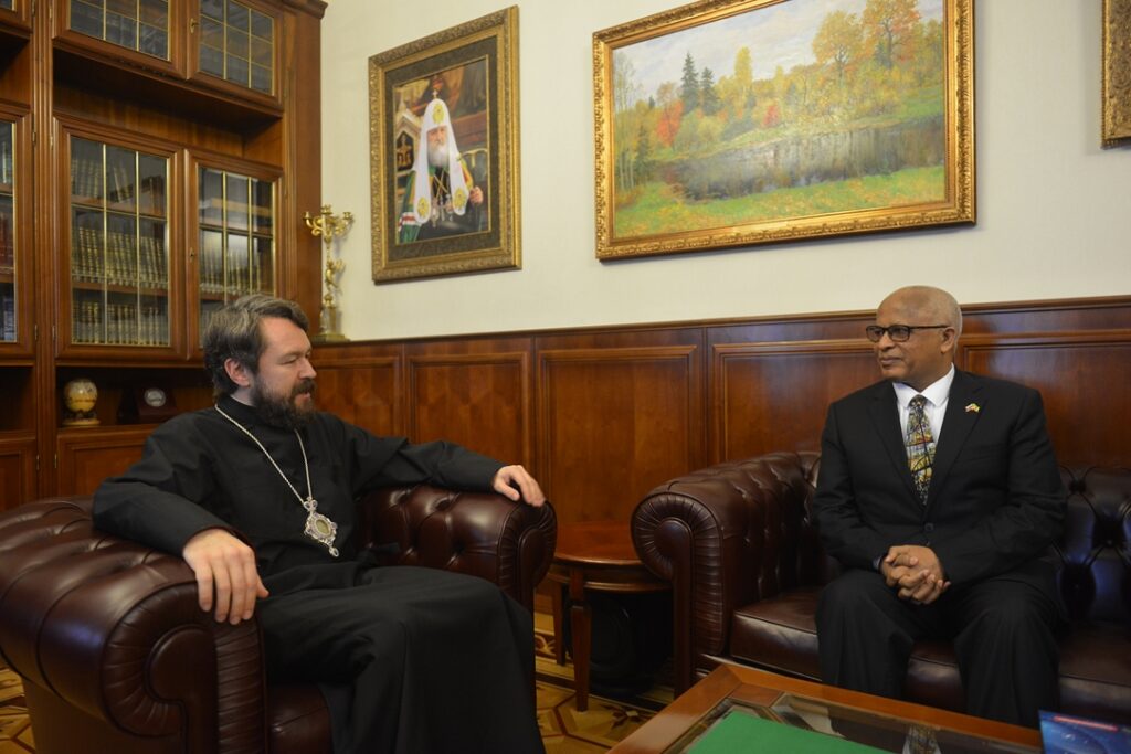 DECR chairman meets with new Ethiopian ambassador to Russia