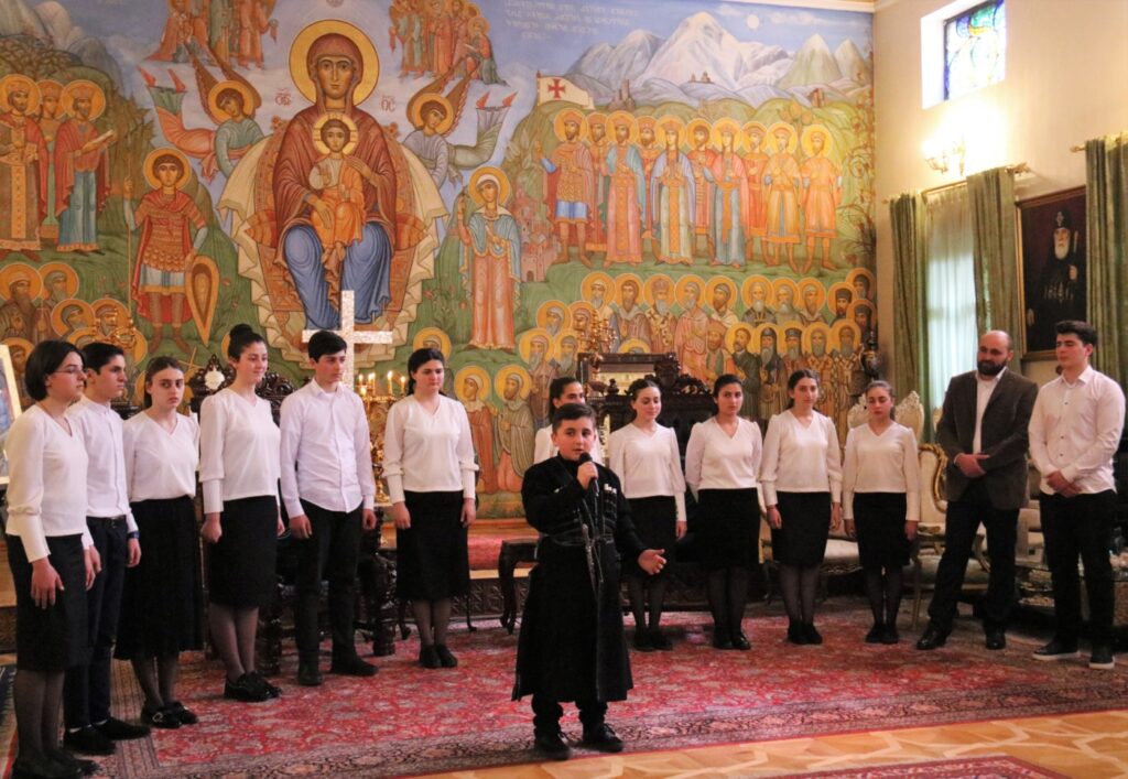 სრულიად საქართველოს კათოლიკოს-პატრიარქმა საირხის სასულიერო სკოლა-პანსიონის პედაგოგები და მოსწავლეები მიიღო