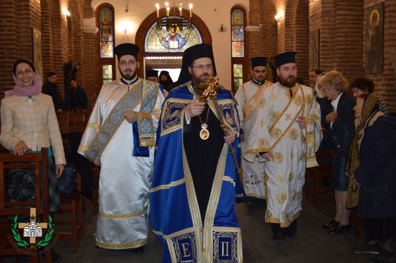 Празнична вечерня за Благовещение в столичния храм “Св. София – Премъдрост Божия”