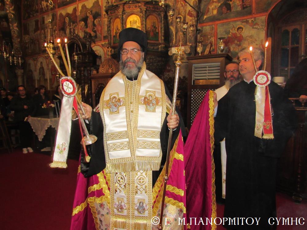 Οι Β΄ Χαιρετισμοί στην Ιερά Μονή Πανορμίτου