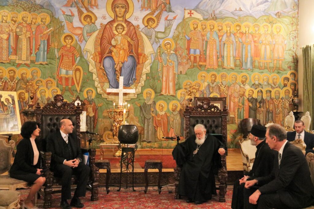 სრულიად საქართველოს კათოლიკოს-პატრიარქმა გაეროს ბავშვთა ფონდის წარმომადგენელი მიიღო